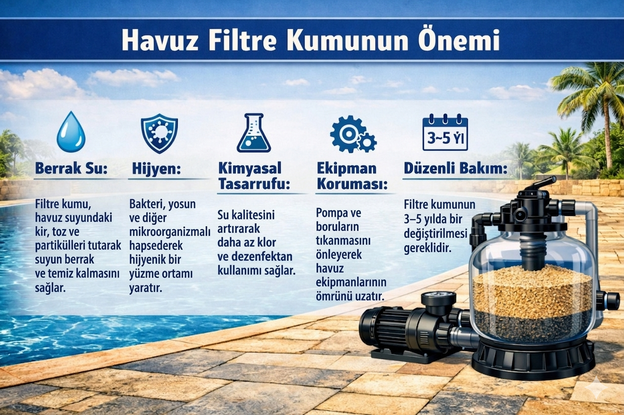 Havuz Filtre Kumunun Önemi