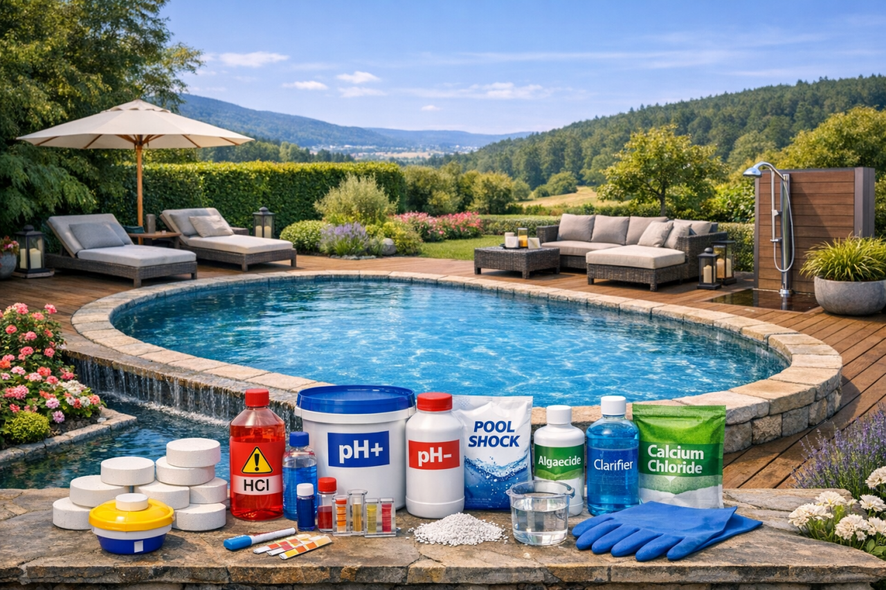 Havuz bakım kimyasalları