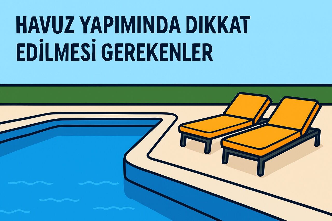 Havuz Yapımında Dikkat Edilmesi Gerekenler