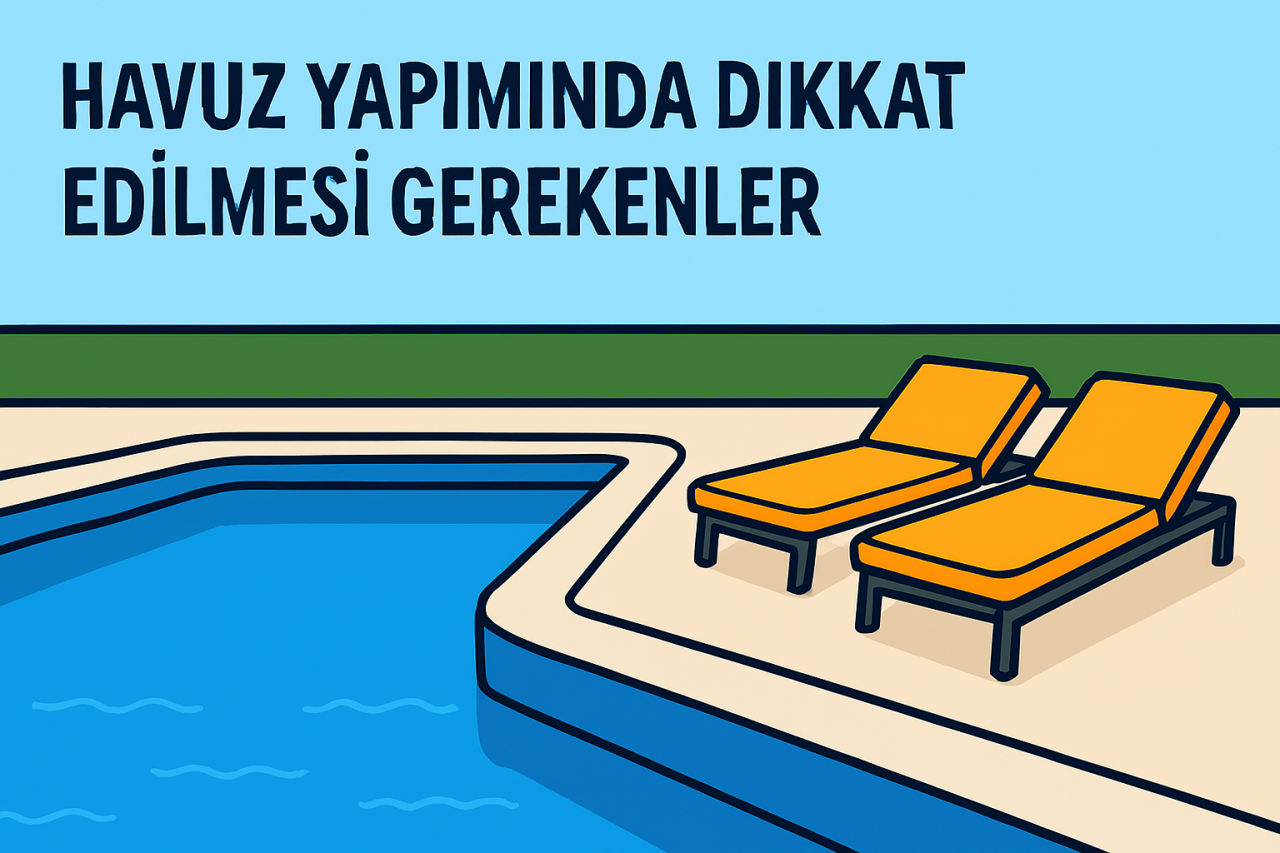 Havuz Yapımında Dikkat Edilmesi Gerekenler