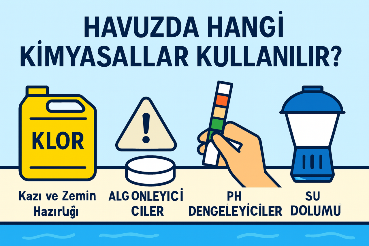 Havuzda Hangi Kimyasallar Kullanılır?