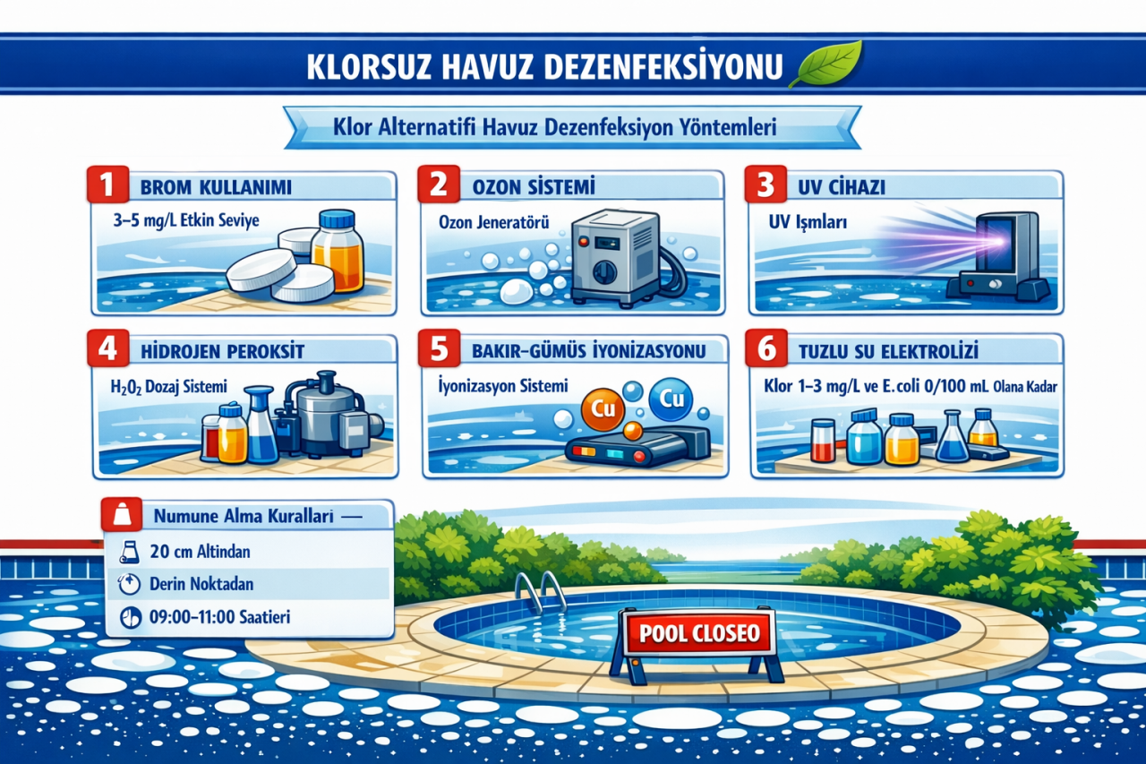 Klorsuz Havuz Dezenfeksiyonu