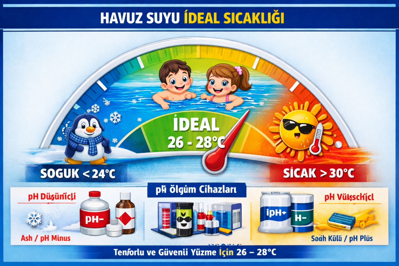 Havuz suyu sıcaklığı kaç derece olmalı?