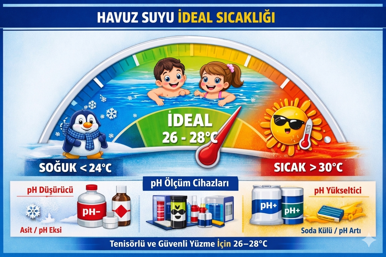 Havuz suyu sıcaklığı kaç derece olmalı?