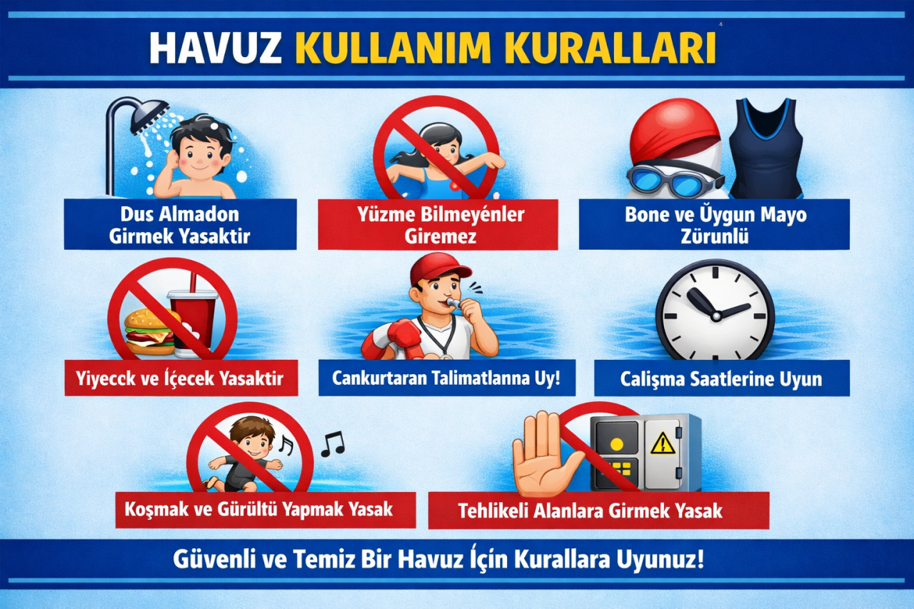 Havuz kullanım kuralları nelerdir?
