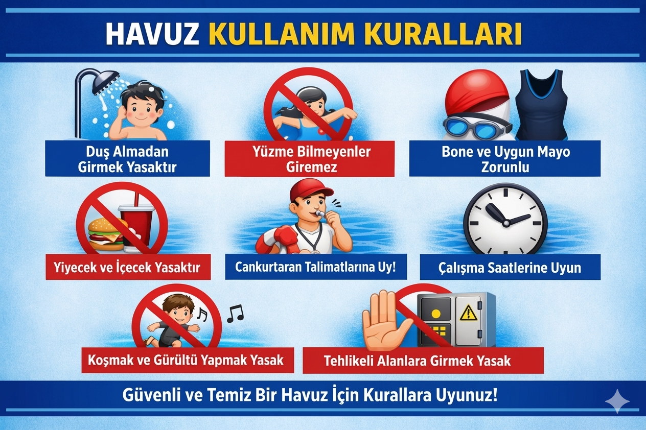 Havuz kullanım kuralları nelerdir?