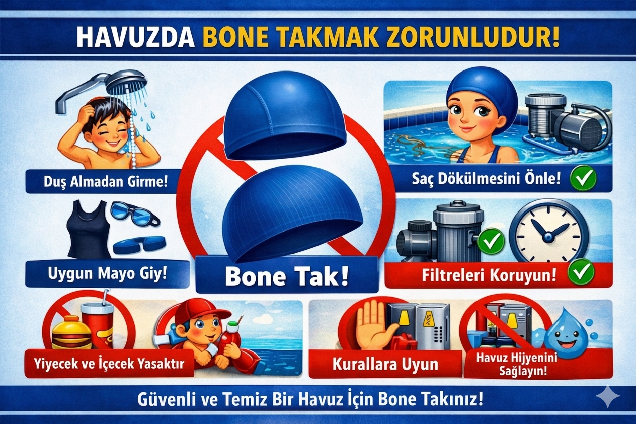 Havuzda bone takmak zorunlu mu?