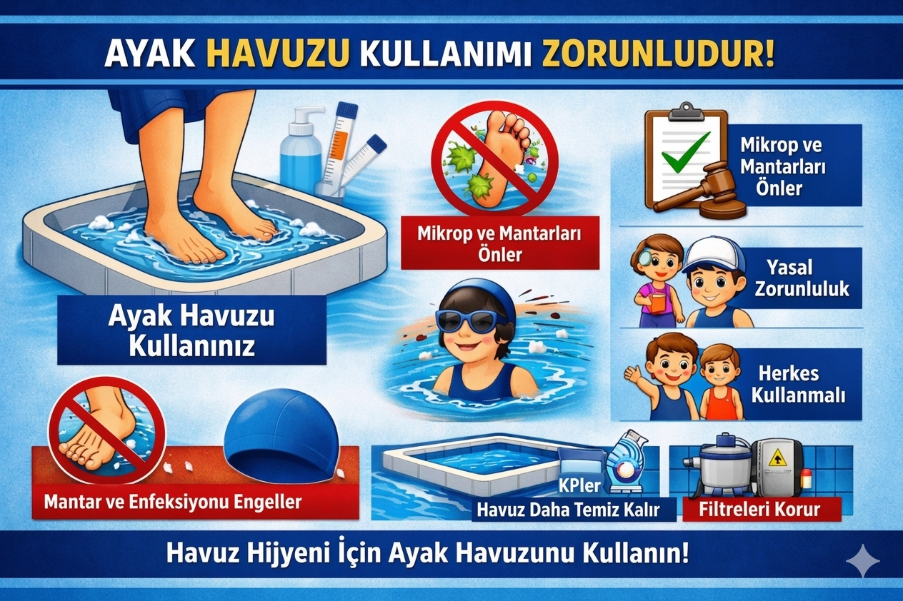 Ayak havuzu (ayak dezenfeksiyon havuzu) kullanımı zorunlu mu?