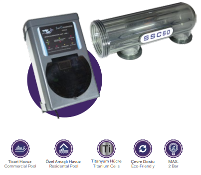 Waterfun Ssc Tuz Klor Jeneratörü 15 gr/saat 45m3