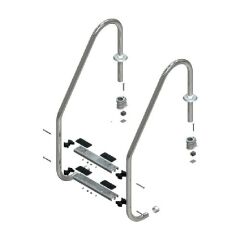 Gemaş Havuz Merdiveni Standart Model 304 Kalite - 2 Basamak