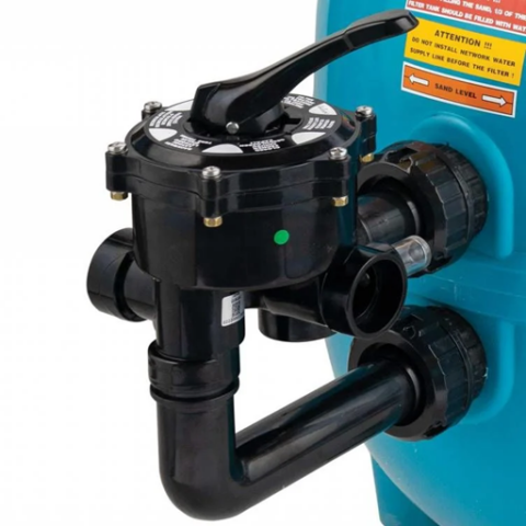 Gemaş Premium Ø400 mm Plastik Havuz Kum Filtresi