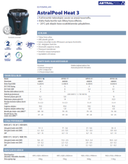 Astral Heat 3 inverter Havuz Isı Pompası 21 kw