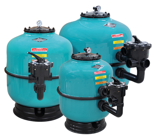 Gemaş Selçuk Acryl BL Ø500mm Yüksek Hızlı Havuz Kum Filtresi