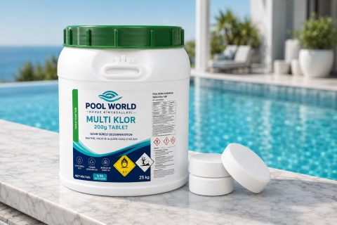 Pool World Multi Tablet Klor 25 Kg