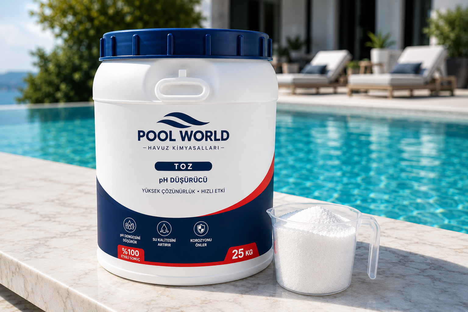 Pool World Toz Ph Düşürücü 25 Kg