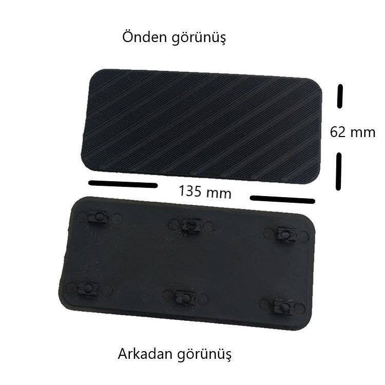 Havuz Merdiven Basamağı Lastik Pedi Plastik