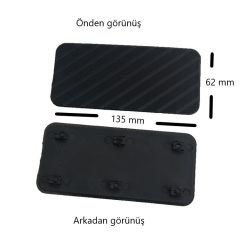 Havuz Merdiven Basamağı Lastik Pedi Plastik