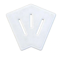 Taşma Izgarası Köşe Parçası 45° Plastik 25 Cm