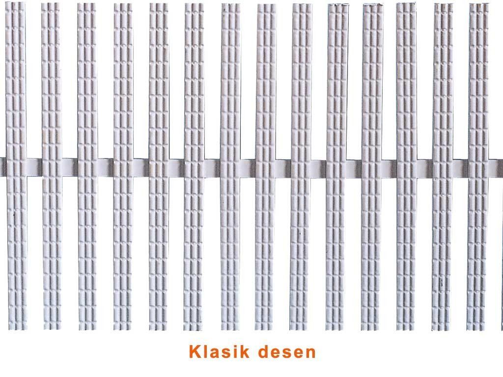 Havuz Taşma Izgarası Klasik  20 Cm Tek Geçme