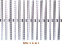 Havuz Taşma Izgarası Klasik  20 Cm Tek Geçme