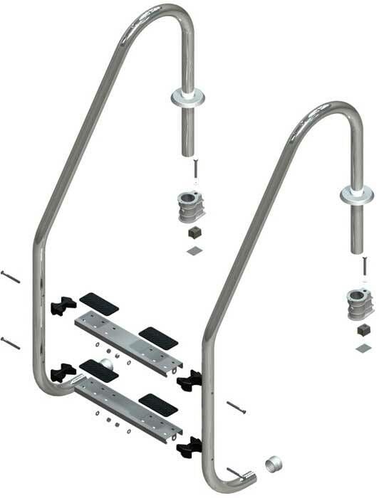 Gemaş Merdiven Basamağı Montajı için Civata ve Somun