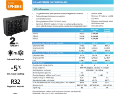 Aquasphere Havuz Isı Pompası 10 kW VSN-10