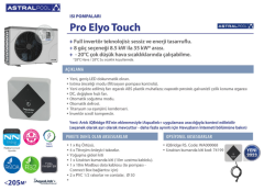 Astralpool Proelyo Touch Havuz Isı Pompası 30 kW PET-30T Trifaze